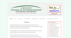 Desktop Screenshot of collegeforentrepreneurship.com